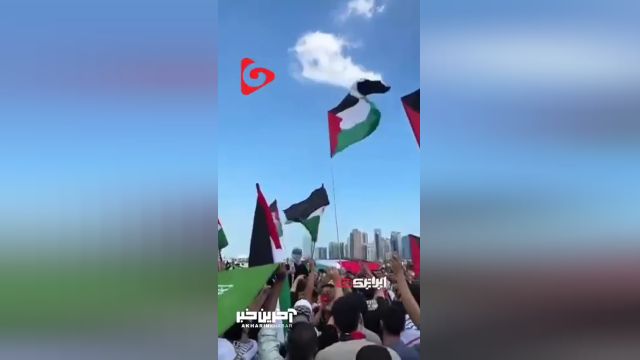 تظاهرات گسترده در قطر برای حمایت از فلسطین