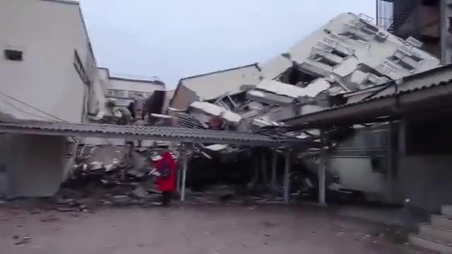 حال و روز بیمارستانی در ترکیه بعد از زلزله | ویدیو