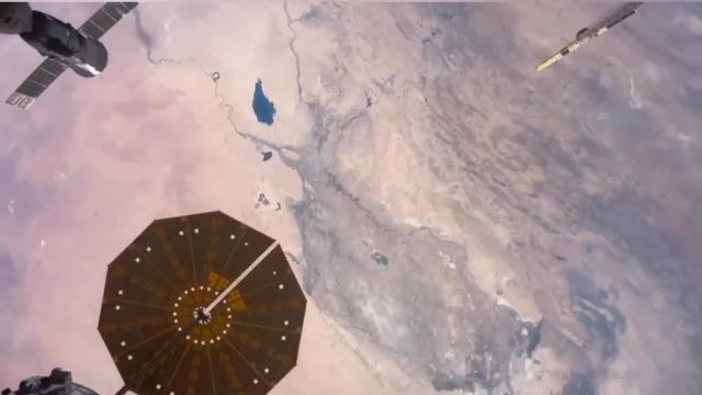 خلیج فارس از منظر فضانوردان ساکن ایستگاه فضایی بین‌ المللی