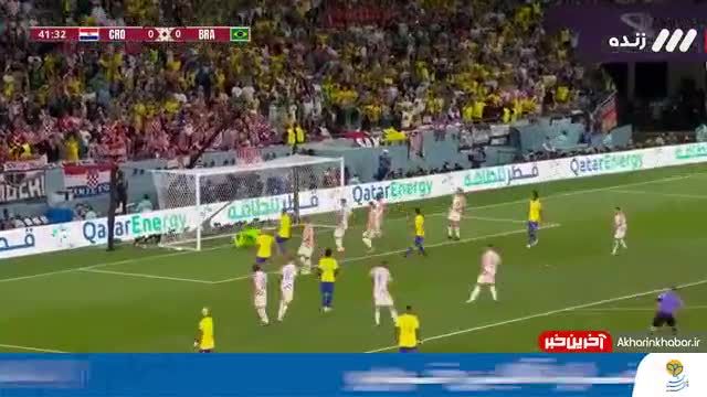 حرکت جذاب نیمار در جام جهانی مقابل کرواسی
