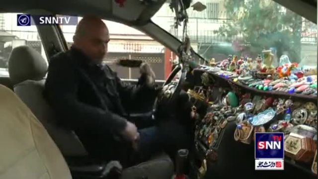 تاکسی موزه راننده خوش ذوق تهرانی | ویدیو
