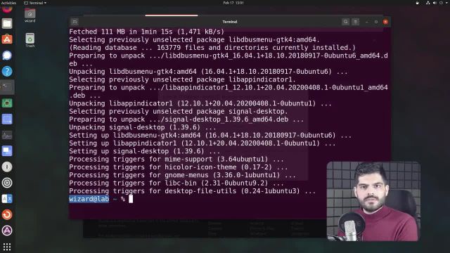 آموزش لینوکس : راهنمای نصب نرم افزار سیگنال روی اوبونتو