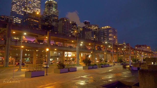 زندگی در مرکز شهر سیاتل | جاذبه های شهر در روز و شب | قسمت 1