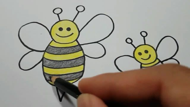 چگونه زنبور عسل را آسان و ساده ترسیم کنیم؟