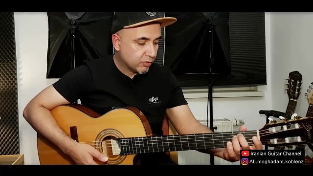 آموزش گیتار شب طولانی علی مولایی | آهنگ شب یلدا