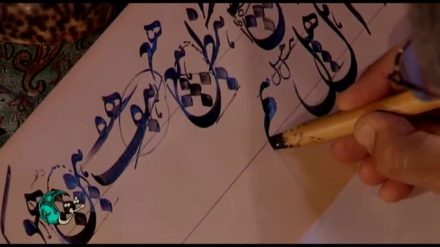 آموزش رایگان خط نستعلیق (خوشنویسی با قلم) | جلسه 24