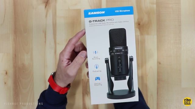 آنباکس و مقایسه Samson G-Track Pro با میکروفون های USB Blue Yeti