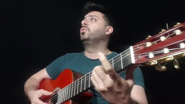 اجرای ترانه قصه امیر همراه با ریتم‌ و آکوردها با گیتار