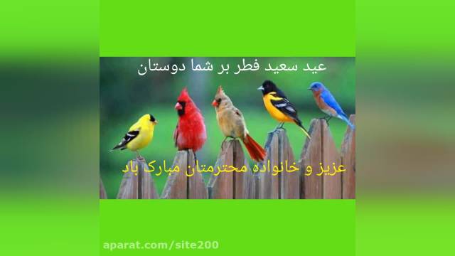کلیپ زیبای تبریک عید سعید فطر 1402