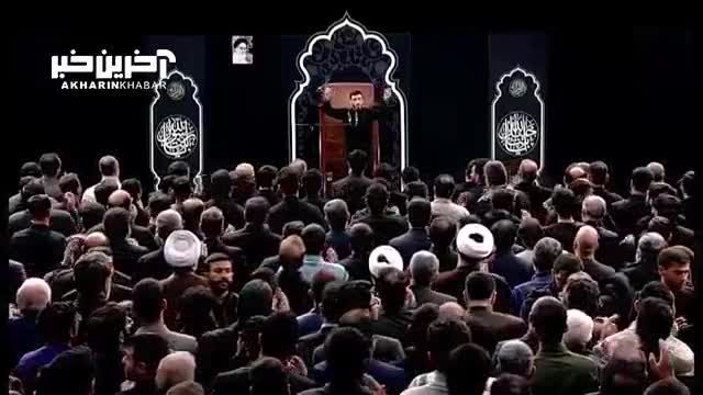 شرکت در مراسم اولین شب عزاداری ایام شهادت حضرت زهرا (س) با حضور رهبر انقلاب