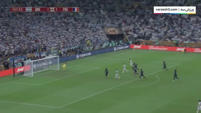 گل سوم آرژانتین به فرانسه با دبل مسی در فینال جام جهانی 2022