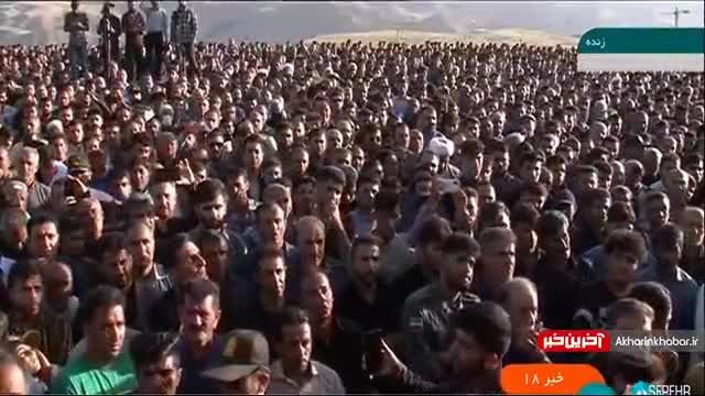 مراسم تشییع شهید مدافع امنیت «محمد قنبری» در ایذه | ویدیو