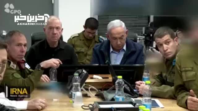 حال مستاصل نتانیاهو و وزیر جنگش هنگام آزادی اسرای اسرائیلی