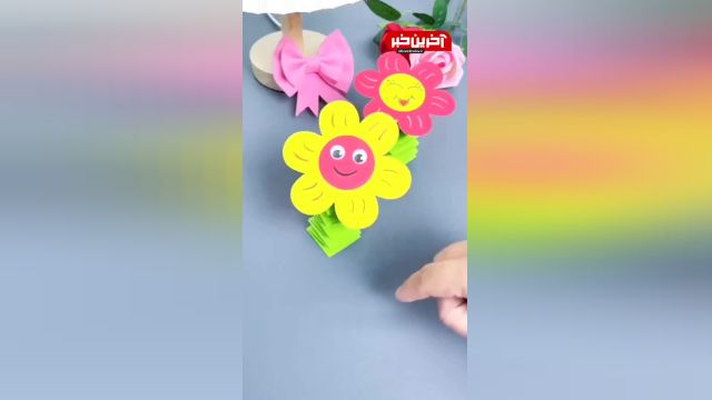 درست کردن کاردستی با کاغذ رنگی برای سرگرمی بچه ها | ویدیو