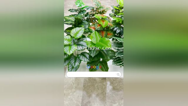 لیست انواع گیاه مصنوعی آپارتمانی مدل 18 برگ پخش از فروشگاه ملی