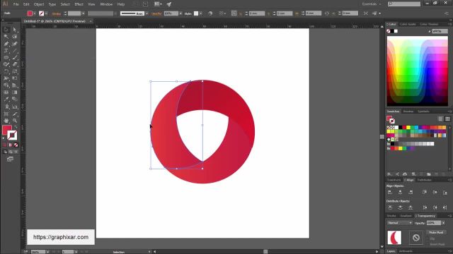 آموزش طراحی لوگو دایره ای با استفاده از نرم افزار ایلوستریتور