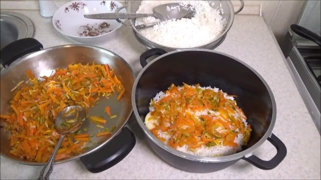 طرز تهیه شیرین پلو با گوشت قلقلی غذای خوشمزه و مجلسی ایرانی