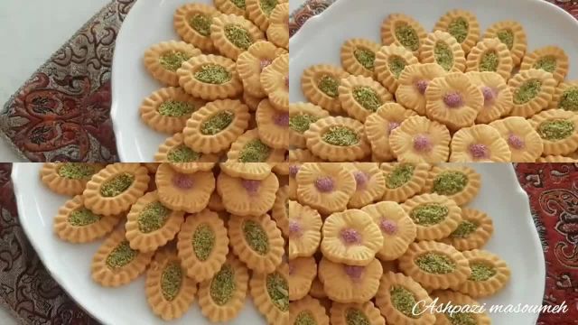 طرز تهیه شیرینی زعفرانی افغانی ترد و خوشمزه مناسب عید نوروز