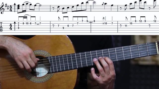 آموزش ملودی آهنگ اگه یه روز بری سفر با گیتار