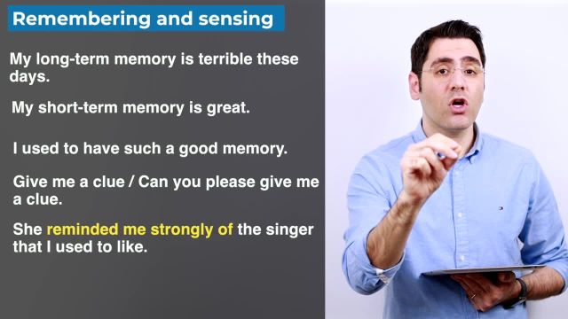 جملات پرکاربرد انگلیسی درباره "به یاد آوردن و احساس کردن" در مکالمه | 38 Collocations in Use