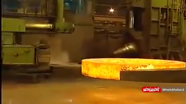 ساخت رینگ‌های فولادی بدون درز  | فیلم