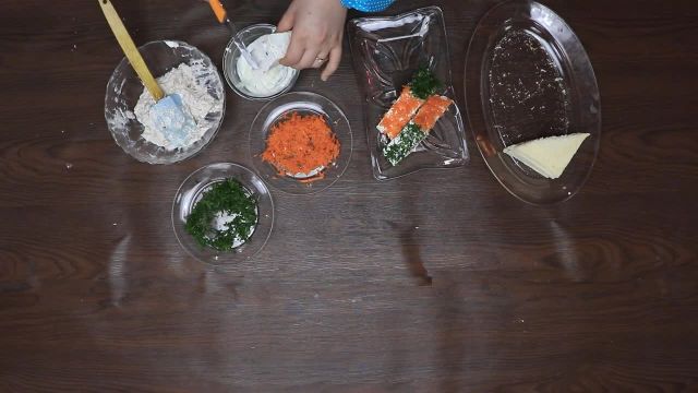 اموزش اسنک ماهی با پنیر و سبزیجات