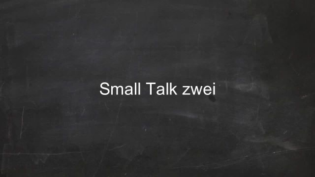 آموزش زبان آلمانی با روشی موثر و سریع: درس 21 (گفتگوی کوتاه 2)