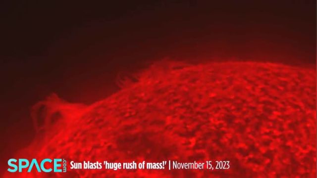 فوران خورشیدی که میدان مغناطیسی خورشید را منحرف کرد