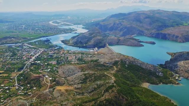فیلم پهپادی طبیعت باورنکردنی آلبانی از ارتفاع پرواز پرنده