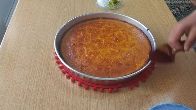 طرز تهیه کیک باقلوای شربتی خوشمزه و مجلسی با دستور افغان ها