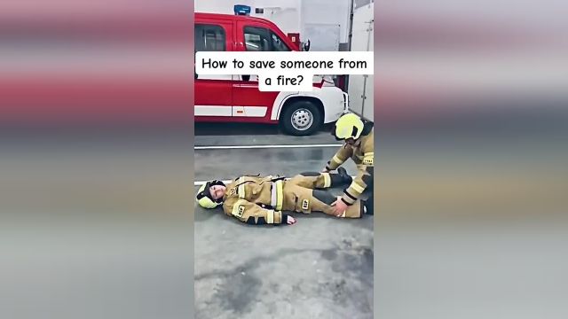 تکنیک "fireman's lift"
