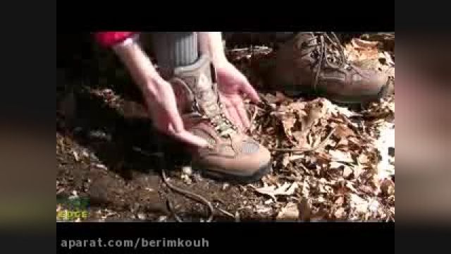 تکنیک جالب بستن بند کفش کوهنوردی