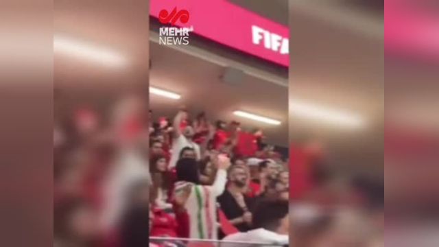 شعار «لااله الا الله» مراکشی‌ها هنگام حضور «مکرون» در ورزشگاه  | ویدیو