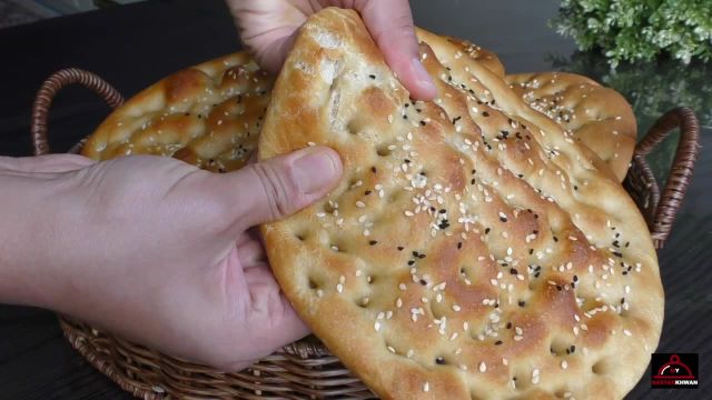 طرز تهیه نان نرم و پنبه ای در خانه به روش افغان ها