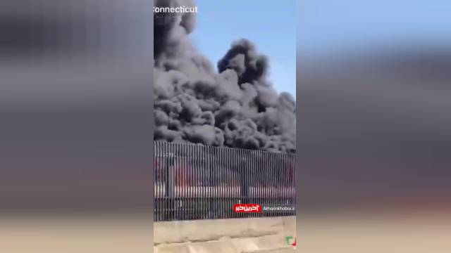 انفجار مهیب در اثر  تصادف کامیون تانکر سوخت | ویدیو