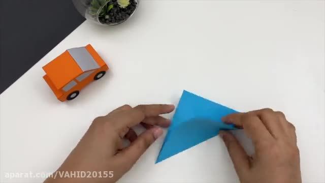 ترفند ساخت اوریگامی ماشین کاغذی