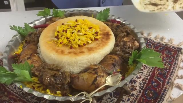 آموزش خوشمزه ترین چلو مرغ ایرانی با ادویه فراوان