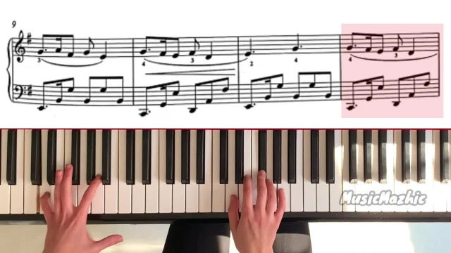 آموزش پیانو | آهنگ جان مریم