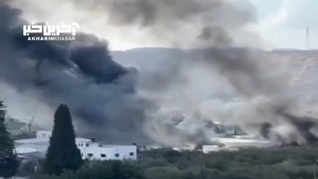 نظامیان اسرائیلی اراضی کشاورزی فلسطینی‌ ها را در نابلس به آتش کشیدند