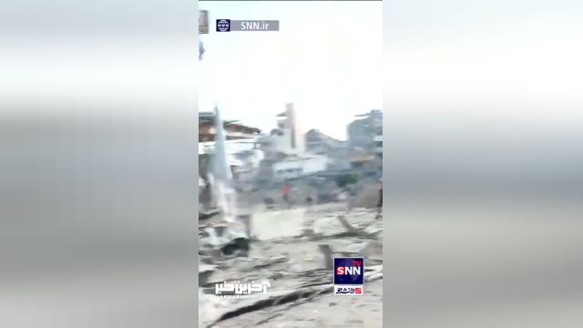 ویرانی‌های خیابان عمر مختار در غزه: شواهدی از وحشتناک بودن حملات رژیم صهیونیستی