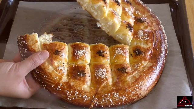 طرز تهیه نان شیرمال نرم و خوشمزه افغانی با دستور آسان