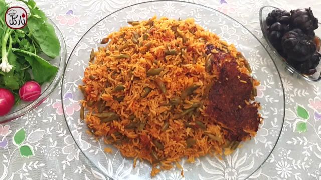 طرز پخت لوبیا پلو خوشمزه و خوشرنگ به سبک اصیل ایرانی مخصوص مجالس