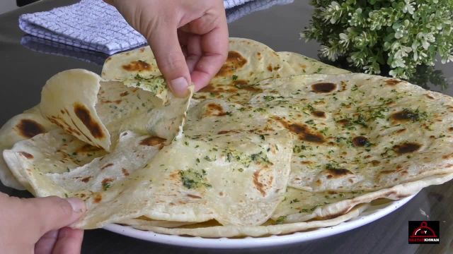 طرز تهیه نان سیر مخمر خوشمزه و خوش خوراک با دستور افغانی