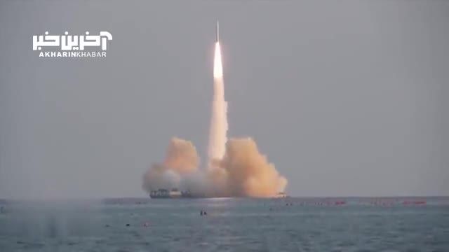 چین یک موشک حامل 4 ماهواره را از دریا به فضا پرتاب کرد