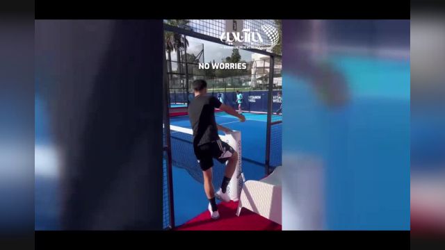 علیرضا جهانبخش داور تنیس شد | ویدیو