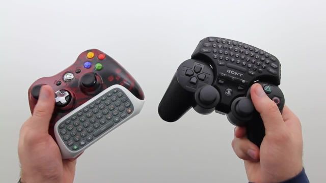 آنباکس و بررسی Xbox 360 Chatpad vs. PS3 Wireless Keypad