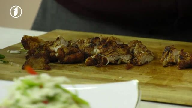 طرز تهیه سالاد با کباب مرغ خوشمزه و لذیذ غذای مجلسی مردم افغانستان