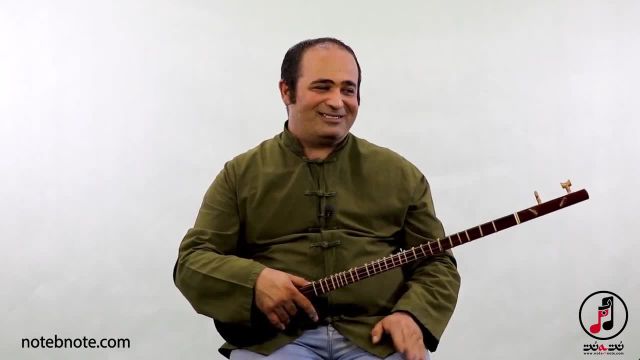 آموزش آهنگ لالایی علی زند وکیلی با سه تار