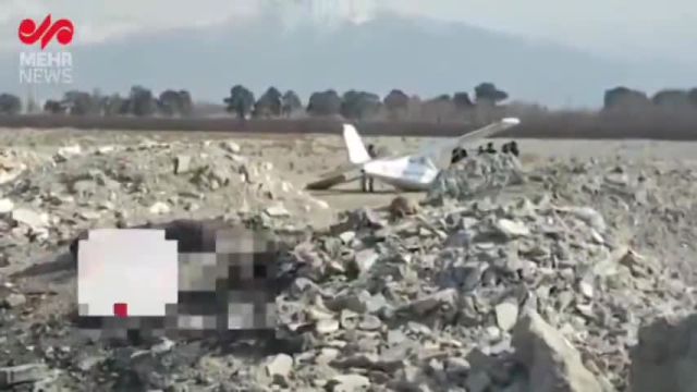 محل سقوط یک فروند هواپیمای آموزشی در البرز
