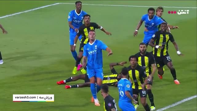 خلاصه بازی الاتحاد 1 - الهلال 3 با گزارش عربی
